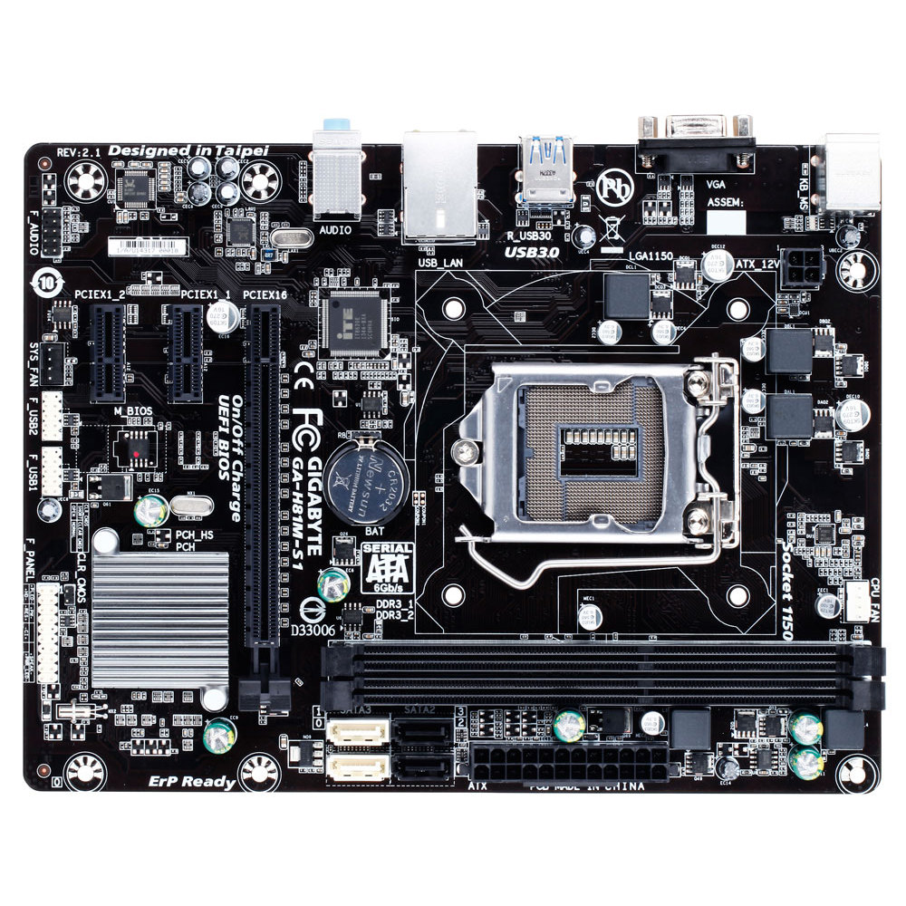 Full new,Gigabyte GA-H81M-S LGA 1150 Ultra Durable Motherboard