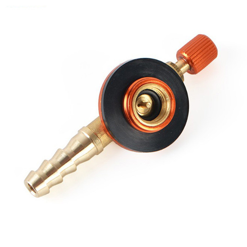 Outdoor Gas Stove Head Flat Gas Cylinder Inflation Valve Switch Gas Liquefied Gas Tank Converter