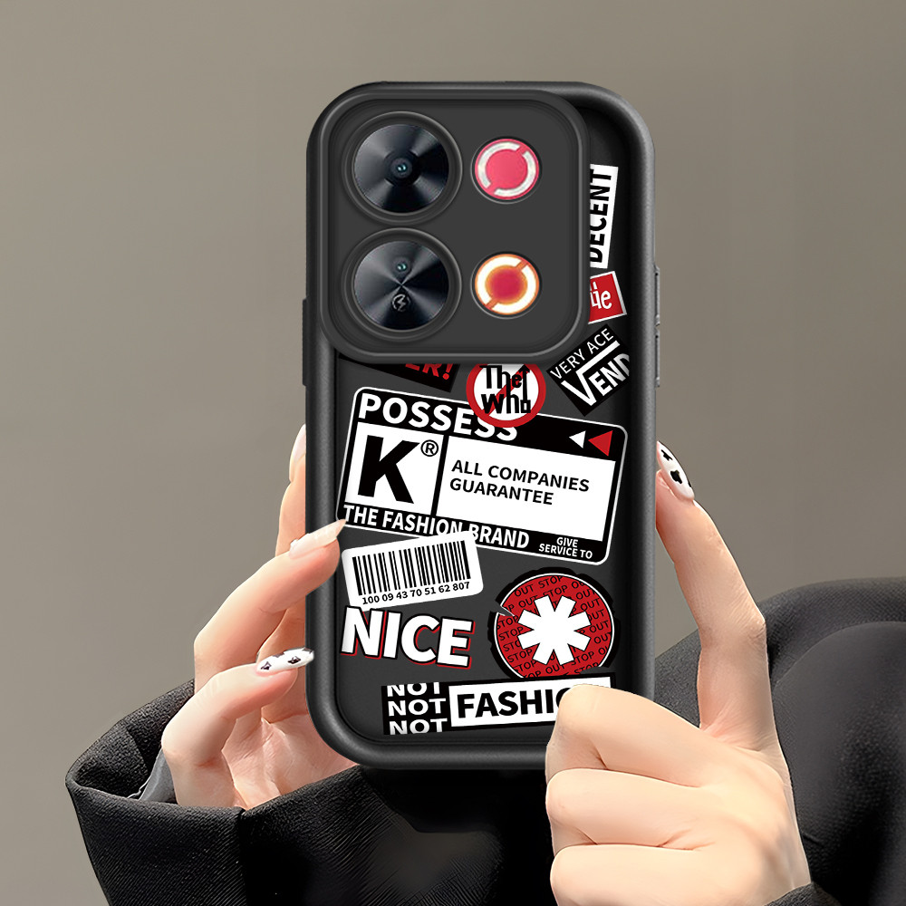 Softcase Casing Phone Case For Itel P65 Fashion Keren Dan Trendi Ponsel Untuk Kesing Soft Handphone 