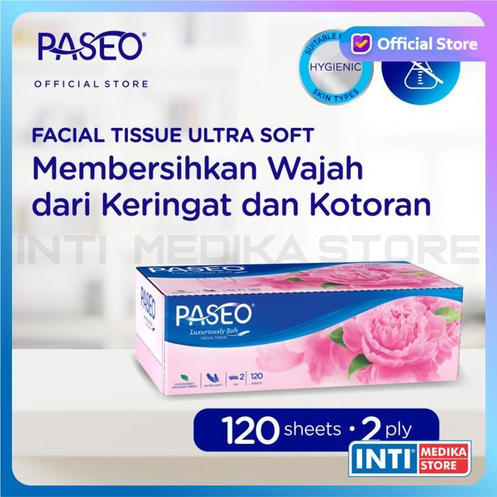 [Voucher] PASEO - Facial Tissue 2 Ply ELEGANT Soft 120s BOX Tisu Wajah / Muka