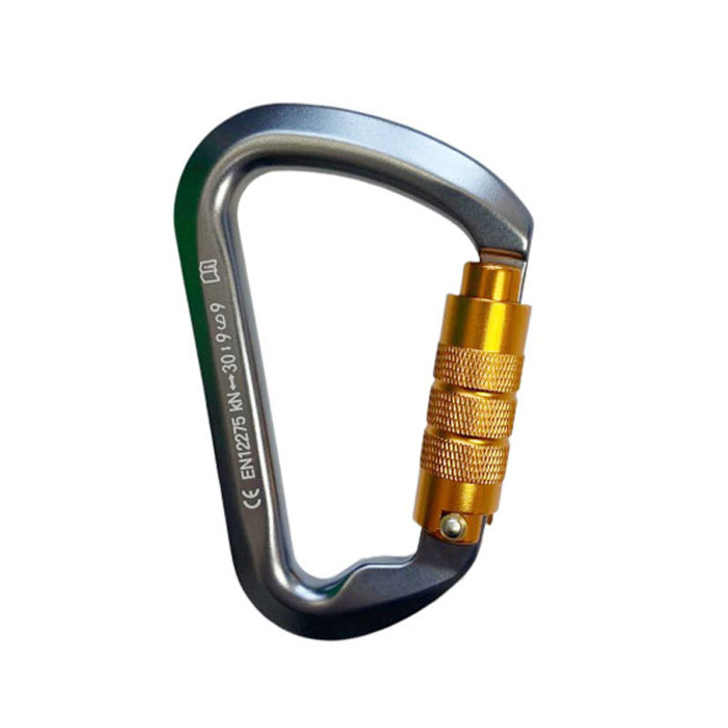 Outdoor Carabiner Rock Climbing Mountain Landing 30Kn Hook High Altitude Carabiner Aluminum Alloy