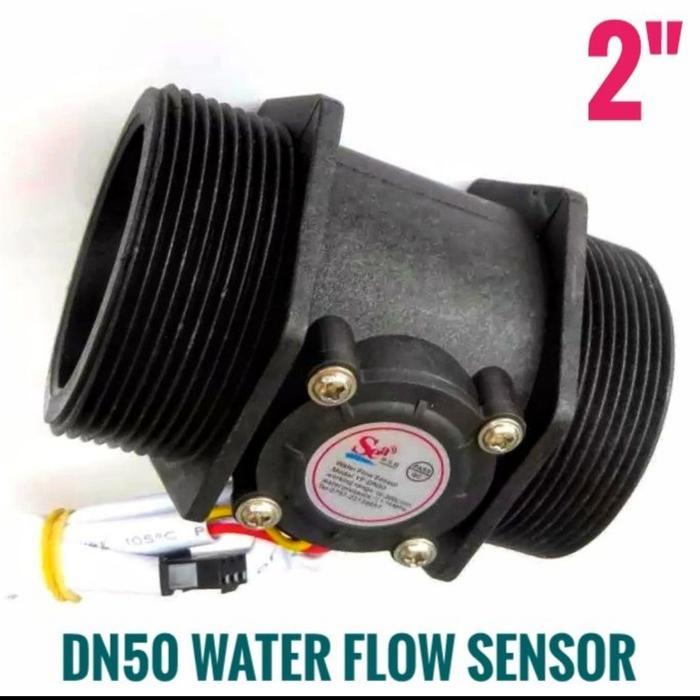 Water Flow Sensor 2 Inch Dn50 Large Flow Sensor 10-200L/Min Turbine