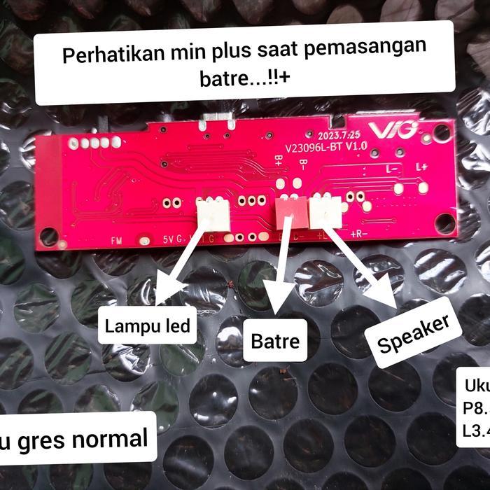 iklk- Modul Mesin Mp3 Bluetooth Speaker Stereo Y-Mx002 Normal Songket