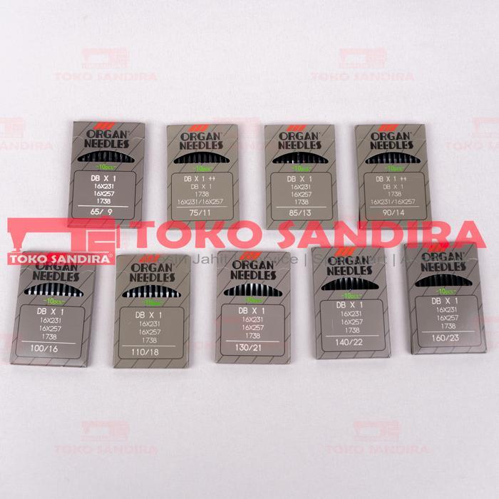Jarum mesin Jahit DBX1 ORGAN NEEDLES/jarum organ/jarum DBX1/jarum db/jarum db organ/alat