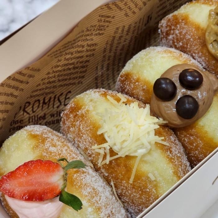 donat bomboloni empuk bomboloni lezat bomboloni coklat bomboloni viral