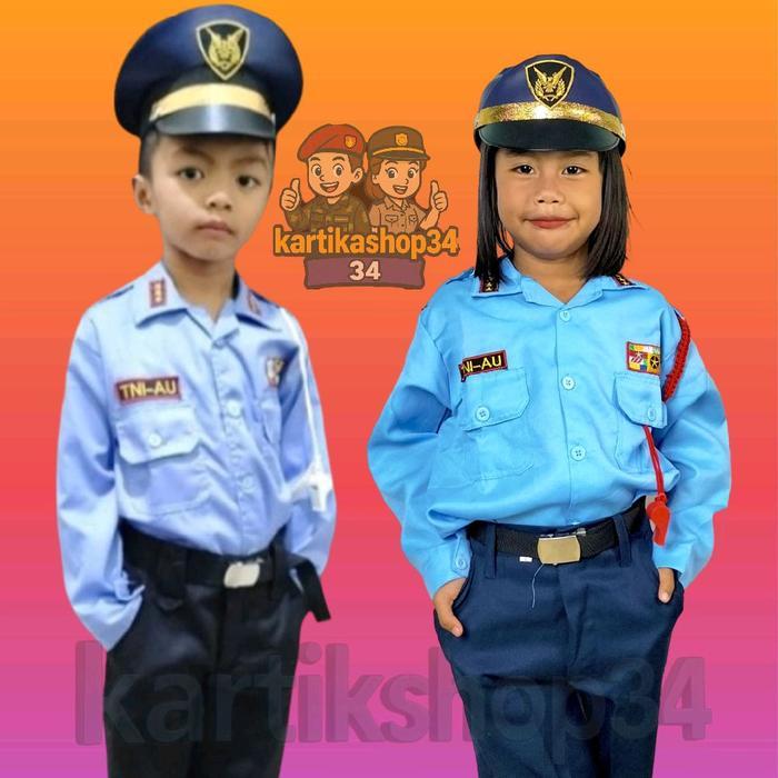 Baju Seragam Anak Tni Au Baju Tni Au Paket Komplitcewe Cowo Fashion