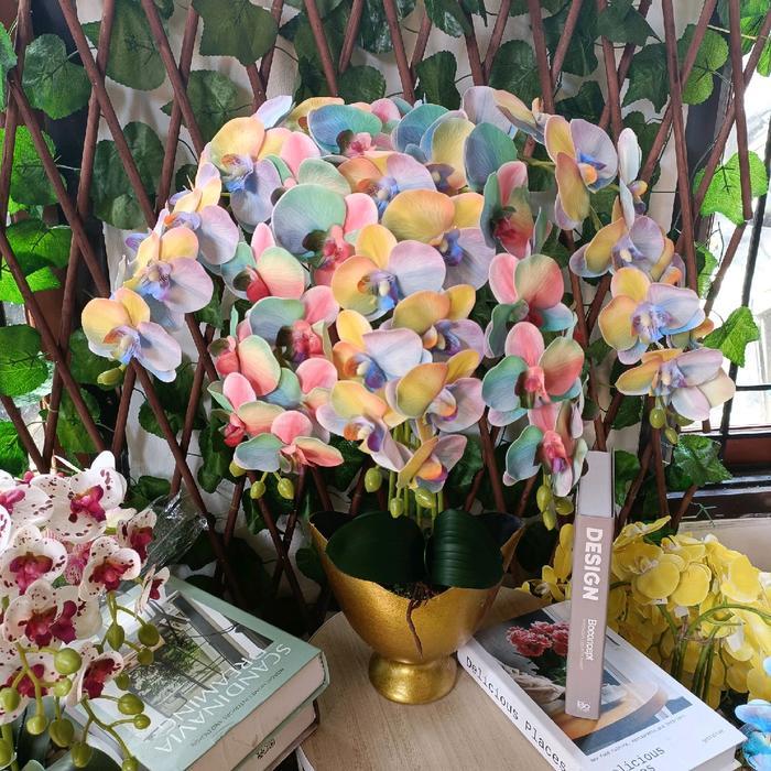 BUNGA PALSU ANGGREK 11 KTM VAS KUBAH