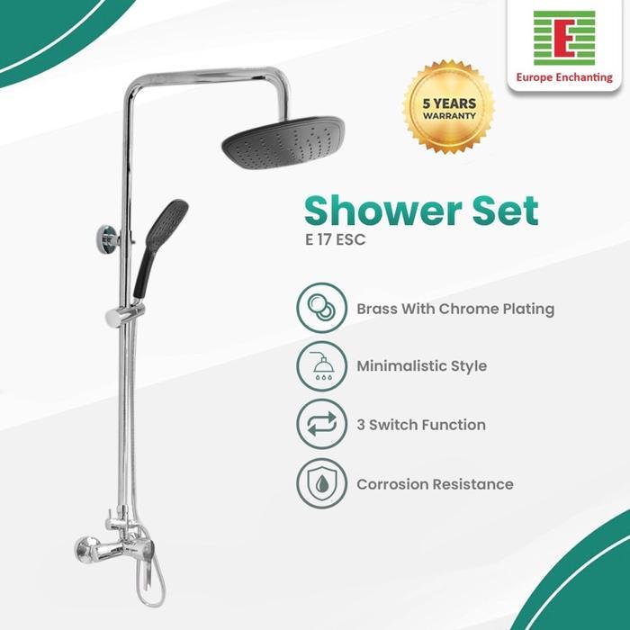 SET Kran Shower Mandi Europe Enchanting E17