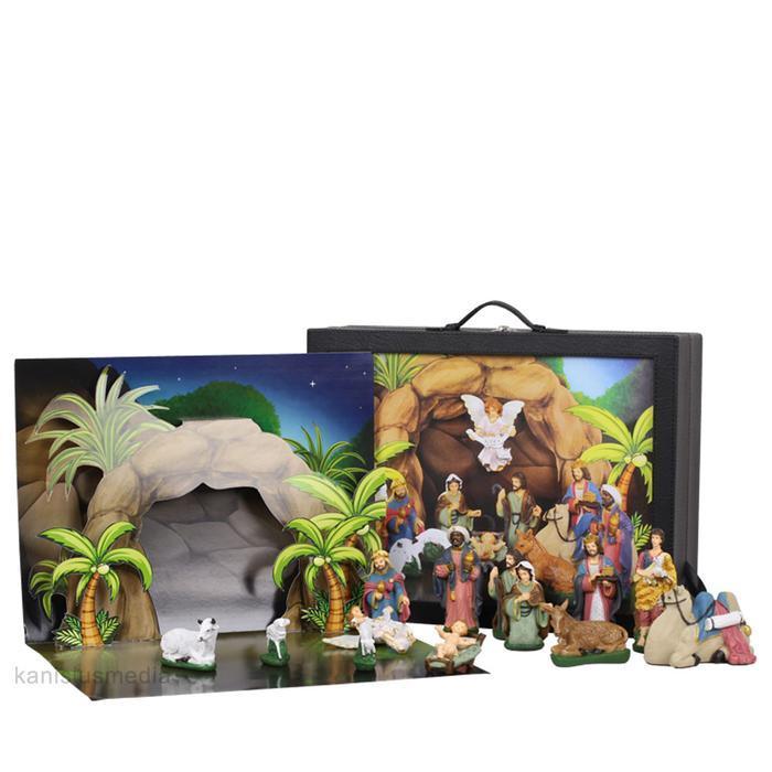 <<<<<] Set Patung Natal Dan Gua Portabel + Kotak Koper