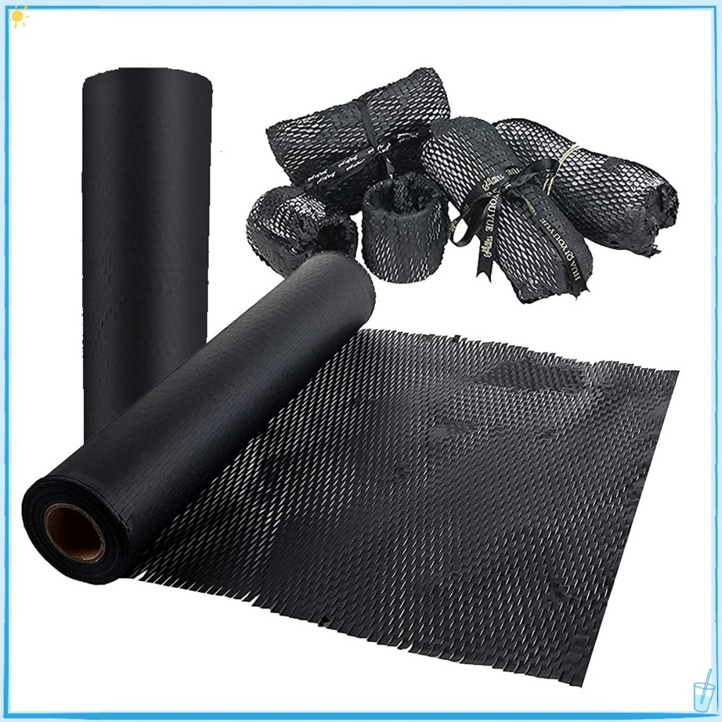 Honeycomb Packing Paper Cushioning Wrap Roll Honeycomb Paper Eco-friendly Packaging Kraft Bubble Shi