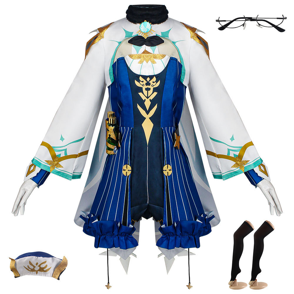 Genshin Impact Sucrose Cosplay Costume Adult Carnival Uniform Anime Halloween Party Costumes