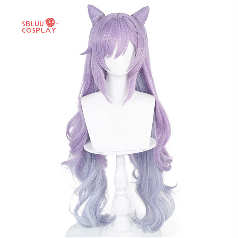 SBluuCosplay Genshin Impact Cosplay Keqing Cosplay Wig