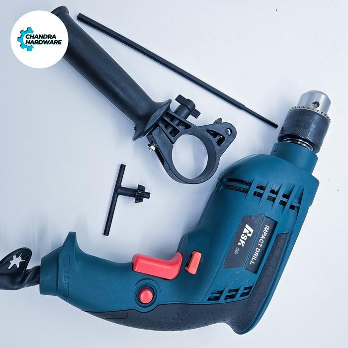 Berkualitas Bor Beton 13 Mm Rsk Bor Tangan Bos Bolak Balik Tembok Kayu Besi Impact Drill Sekelas