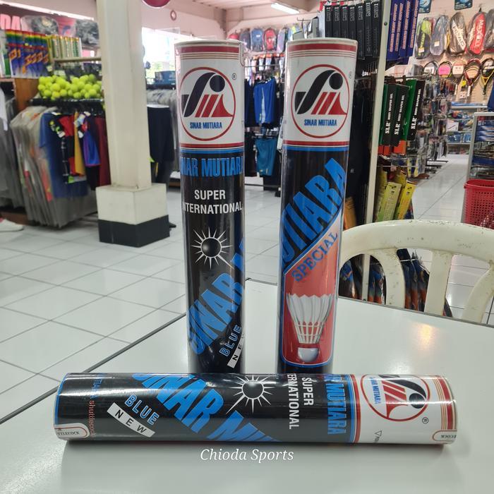 Terlaris Shuttlecock Shuttle Cock Kok Badminton Bulutangkis Sinar Mutiara Special Biru Lancip Spin