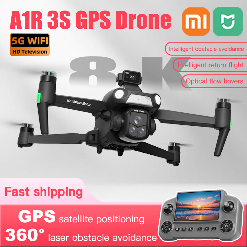 Xiaomi mijia A1R 3S Drone 8K GPS HD Camera Aerial Photography Optical Flow Obstacle Avoidance 5G