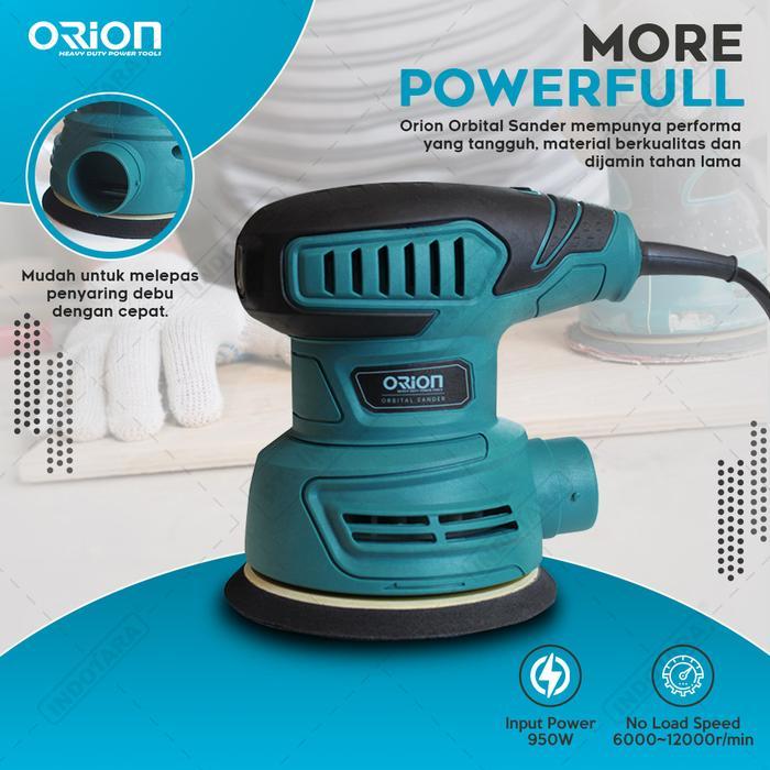 6nb3- Orbital Sander Mesin Amplas Orbital Kayu/Tembok - Orion Ser-850