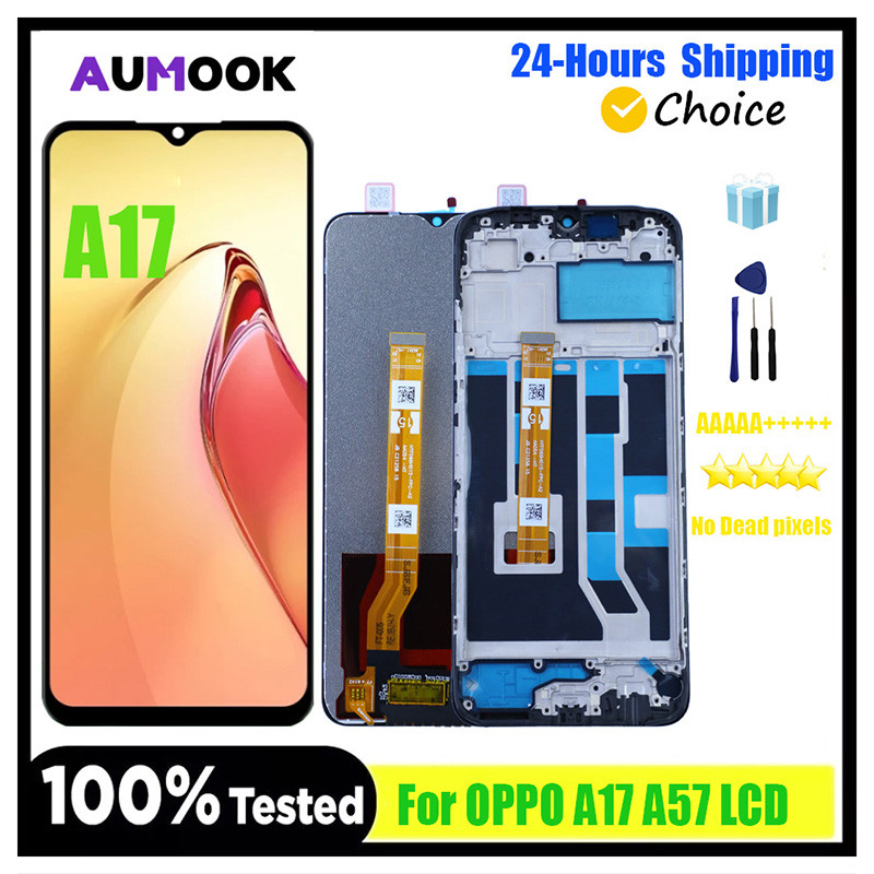 6.56" Lcd Screen Display For Oppo A17 Cph2477 Touch Screen Digitizer Assembly For Oppo A57 A57S