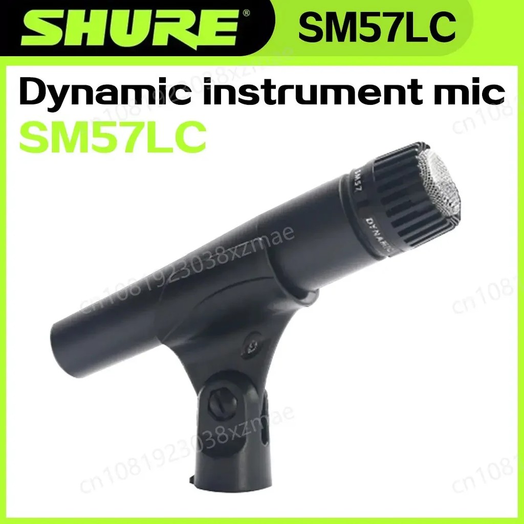 Shure SM57 Instrument Microphone Cardioid Dynamic Hand Mic Classic Vocal Stage Performance Guitar