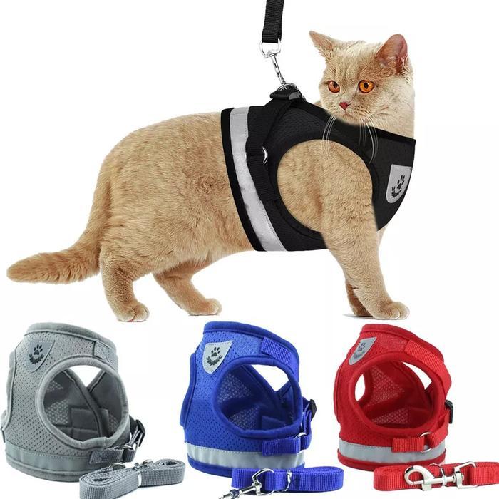 Rompi Harnes Anjing Kucing/Tali Tuntun Harnes Anjing Kucing/Pet Harnes Original