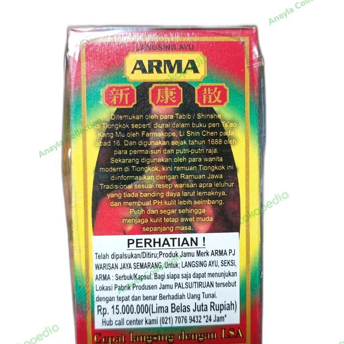 ofbh- Arma Pelangsing 30 Kapsul Original