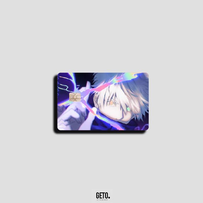 Stiker Sticker Skin Kartu Atm Anime Jujutsu Kaisen Special Hologram Geto Card Geto Cards