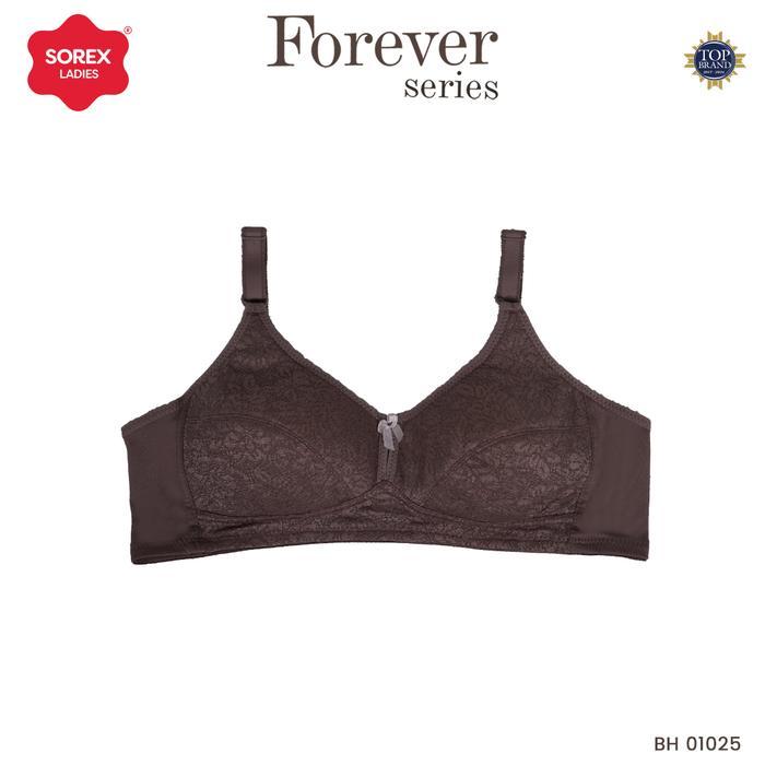 f79e- Sorex Bra Harian Forever Series Busa Tipis Tanpa Kawat Kait 3 Setara Cup B Cup 3/4 Bra