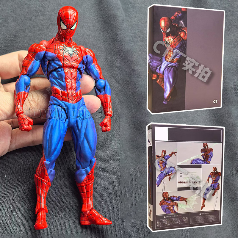 New Ct Toys Spiderman Figure Amazing Yamaguchi Spider-Man 2.0 Agent Anti Venom Mafex Shf Anime