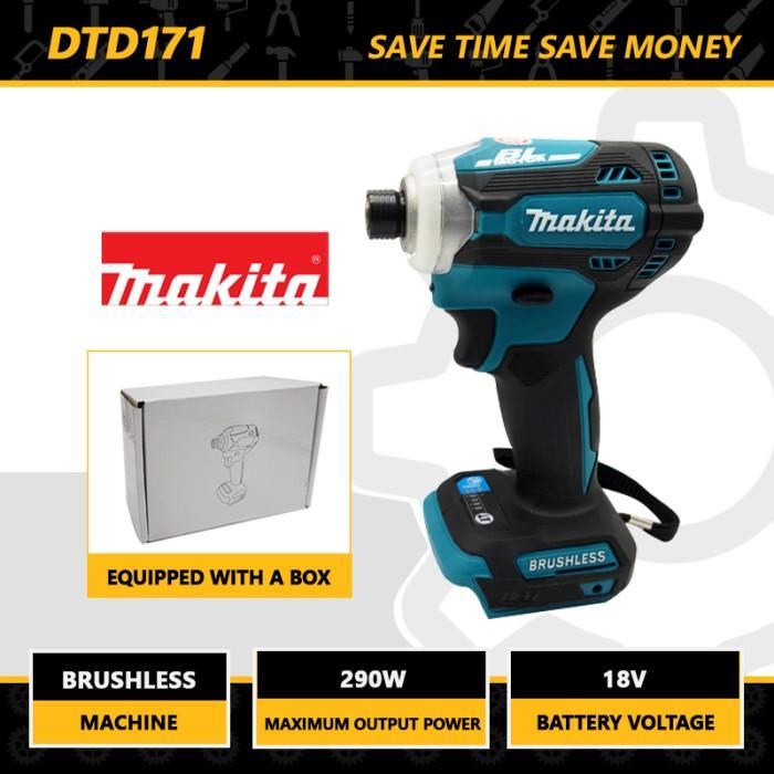 (Import) Makita Dtd171 Brushless Impact Driver Rechargeable Screwdriver Drills Cordless Power Tools