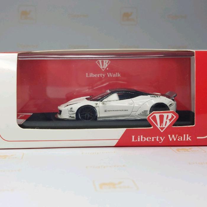 Timothy Pierre LB Works Ferrari 458 Liberty Walk LBWK White Kyosho