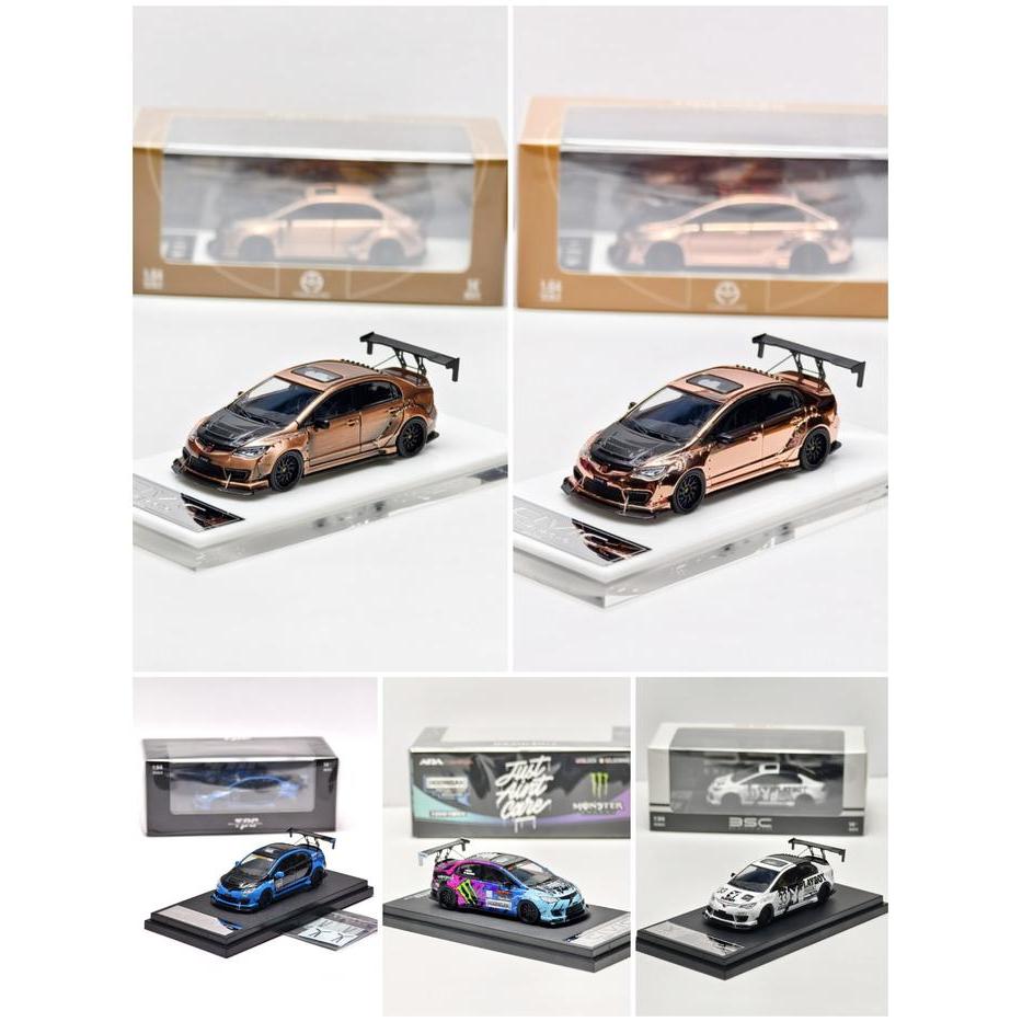 Time Micro Honda Civic FD2 Type R Hoonigan Carbomarz Playboy Red Bull Electroplate Race Series
