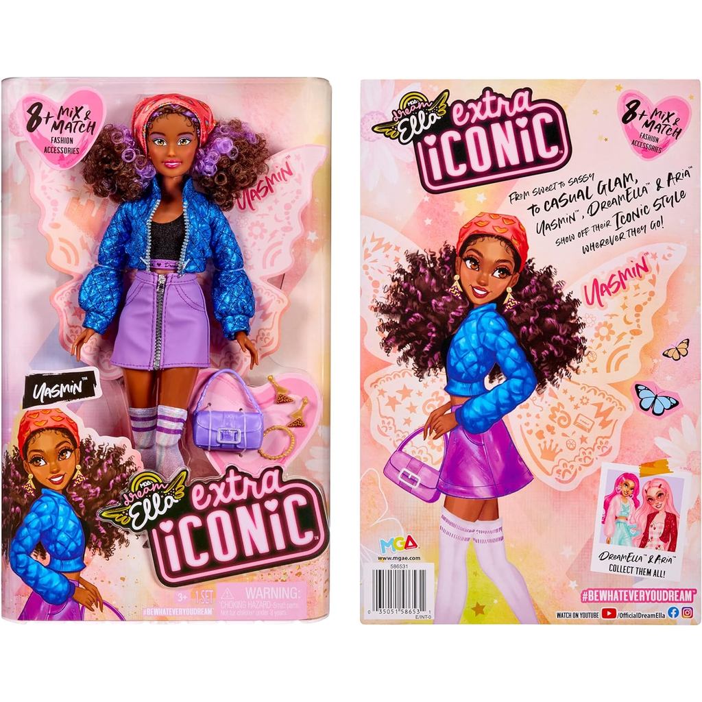 Dream Ella Super Iconic Doll 11.5-inch (approximately 29.2cm) Fashion Doll, Fashion Item, Light Pink