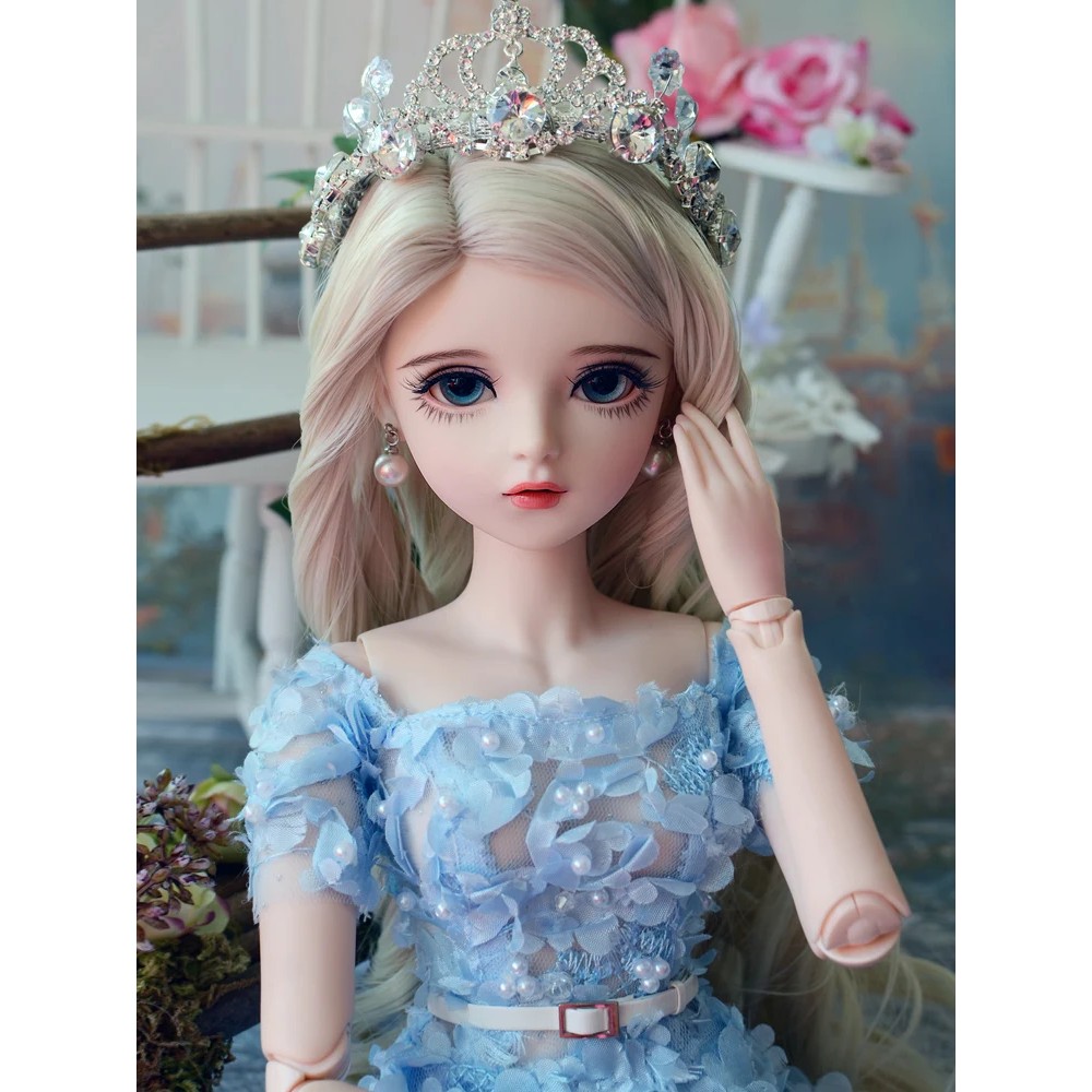 SISON BENNE Full Set 1/3 Ball Jointed BJD Doll 60cm Girl with Clothes Outfit Changeable Eyes Gifts f