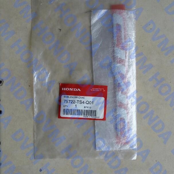 Emblem/Logo Civic Original Civic Fb Ori Original Asli