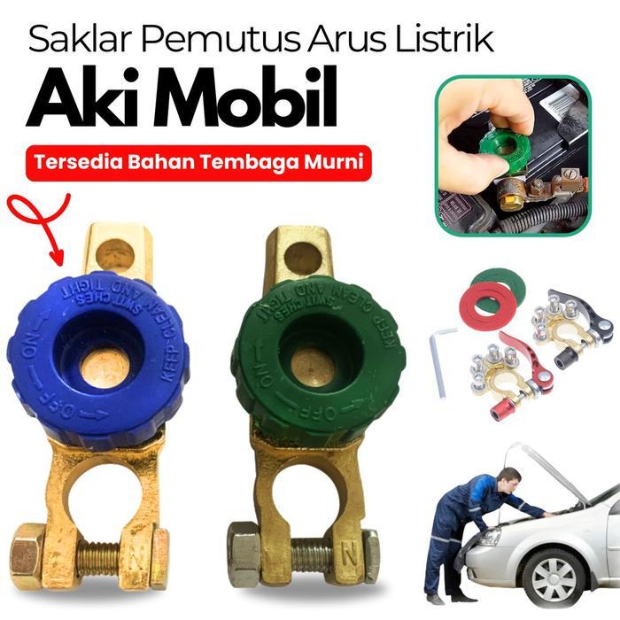 Saklar Soket Switch On Off Aki Mobil Pemutus Arus Listrik Universal Car