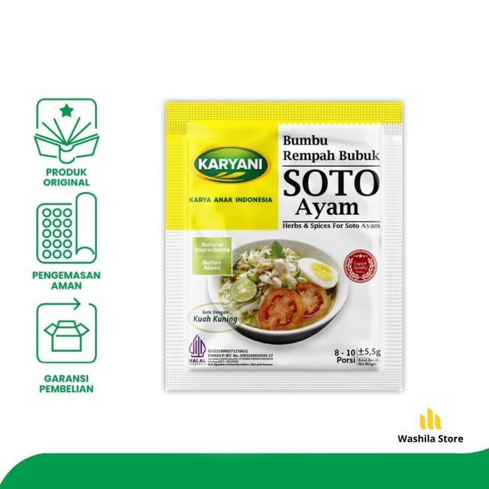 Bumbu Rempah Bubuk SOTO AYAM Karyani Bumbu Soto Ayam