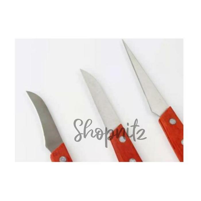 PISAU GARNISH / PISAU UKIR SET / PISAU UKIR BUAH / PISAU CARVING