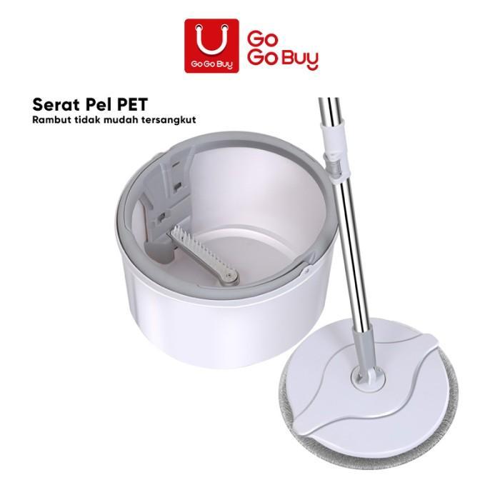 IFY (IMPORT) SPIN MOP ALAT PEL LANTAI SUPER MOP ALAT PEMBERSIH PRAKTIS OTOMATIS D31 TERMURAH