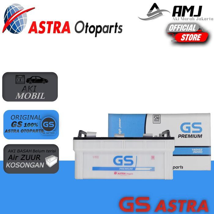 GS Premium Astra Aki Forklift N200 / 190H52 - 200Ah Aki Basah