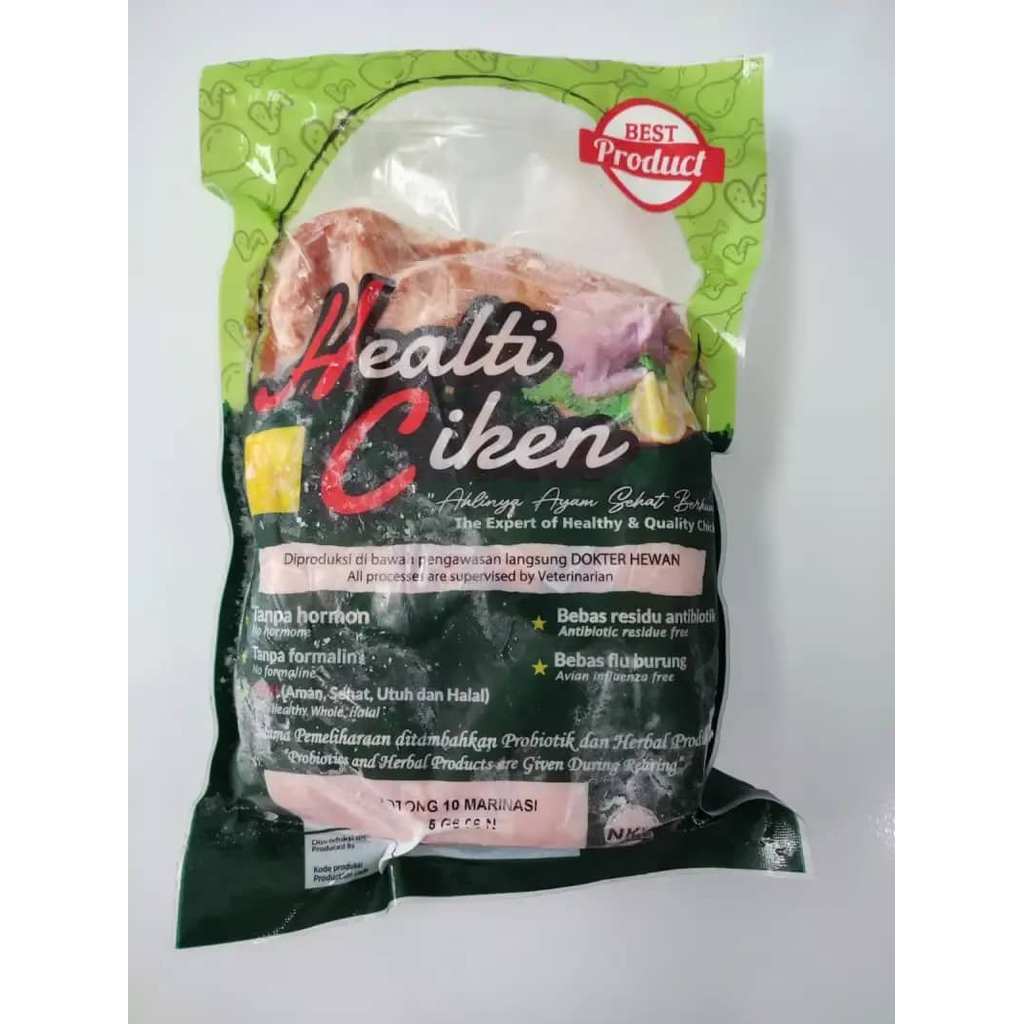 Healti Ciken Daging Ayam Potong 10 Marinasi MSG Reguler 900-1000 gram