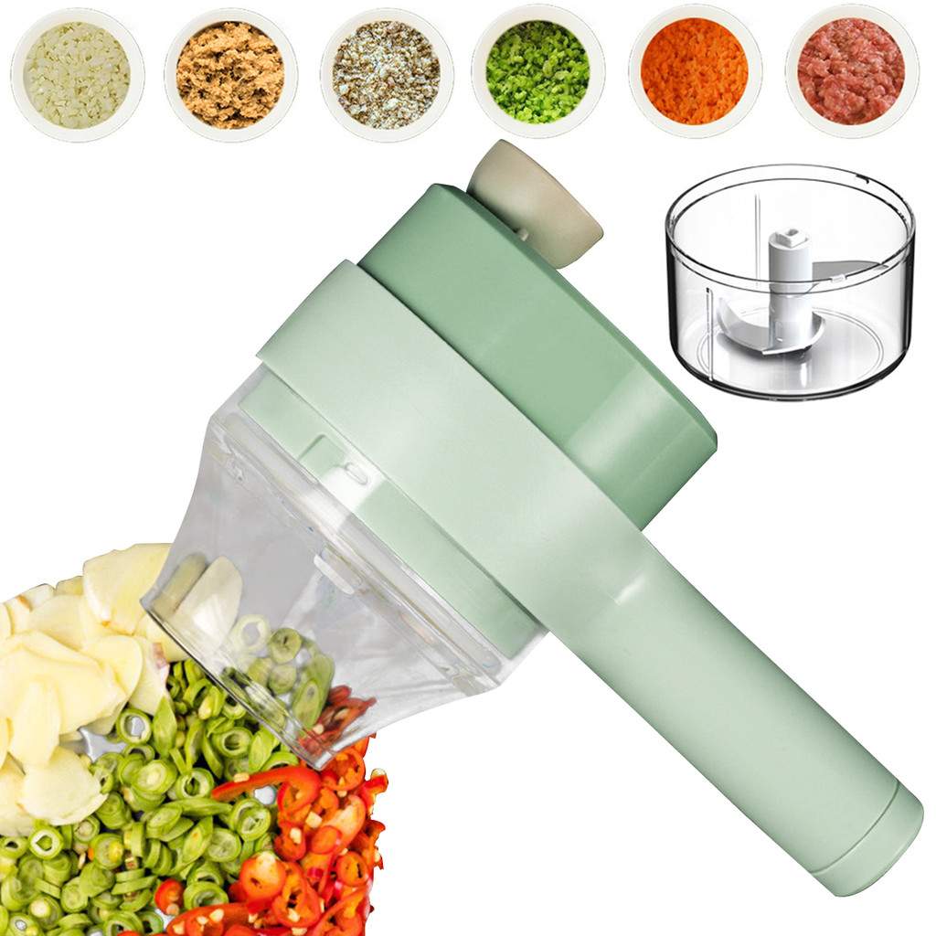 Multifunctional Electric Fruit Vegetable Slicer Handheld Garlic