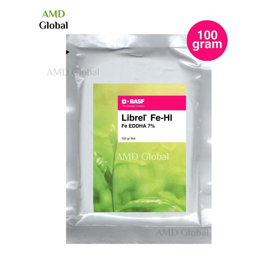 Chantelna_ Librel Fe Hi Pupuk Fe Eddha 7% Basf Isi 100 Gram