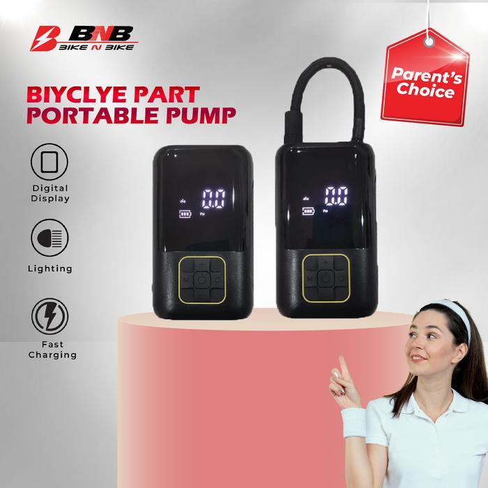 Bnb ( Bike N Bike ) - Pompa Angin Elektrik Mengisi Udara Ban Mobil, Motor, Sepeda Dan Bola