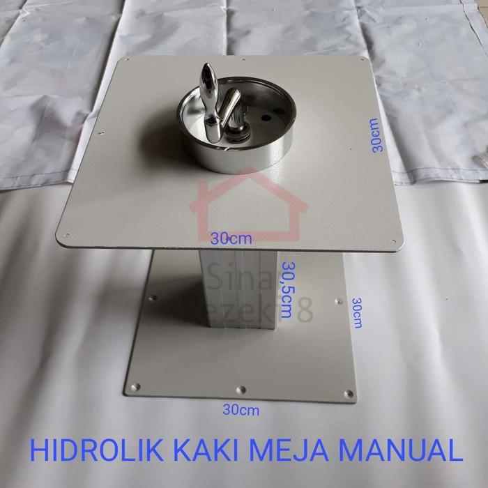 Hidrolik Kaki Meja Manual / Adjustable Adjustable Lift Desk Table