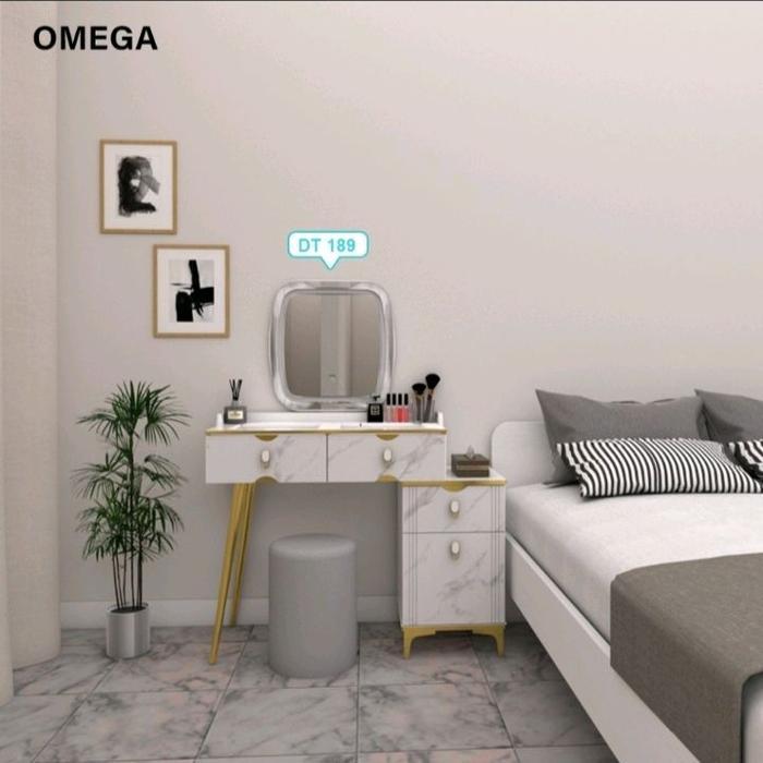 Meja Rias Lampu Touscreen Omega Dt189 - Bandung Area Saja