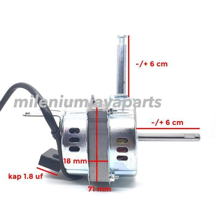 DUniaTelp- Dinamo Kipas Angin Dinding Gmc 518 18 Inch Baling Besi / Motor Wallfan / Dinamo Kipas