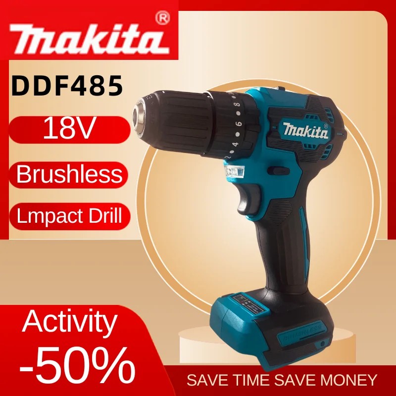 Makita DDF485 18V Electric Drill Tools Cordless Screwdriver Drills