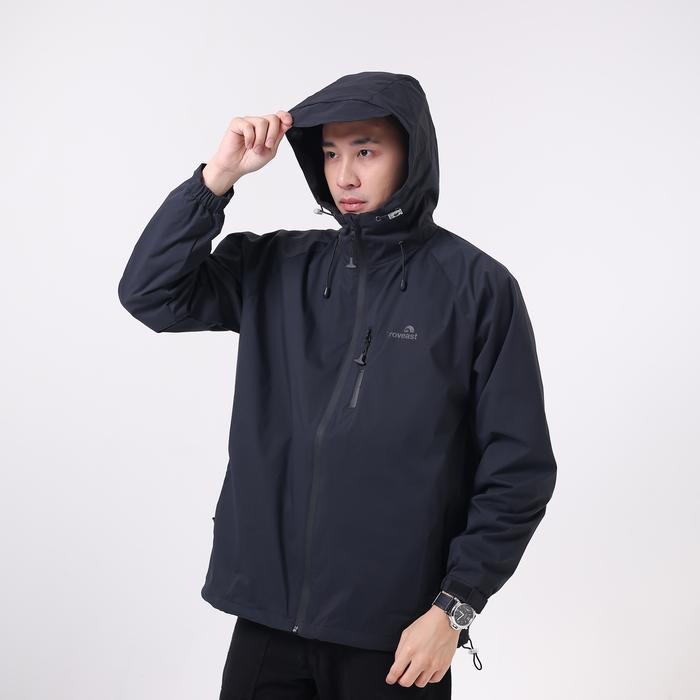 Eiger - Jacket Gorpcore Outdoor Windproof Waterproof Forstey Series Black Sport