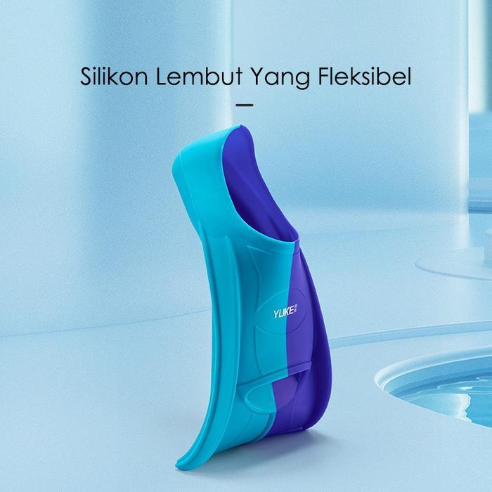 Kaki Katak Silicone Fin Renang Diving Sepatu Kaki Katak Fin Diving Renang Snorkeling Anak Dan Dewasa