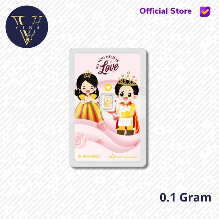 Logam Mulia Emasku By Hartadinata Abadi Love - 0.1 Gram