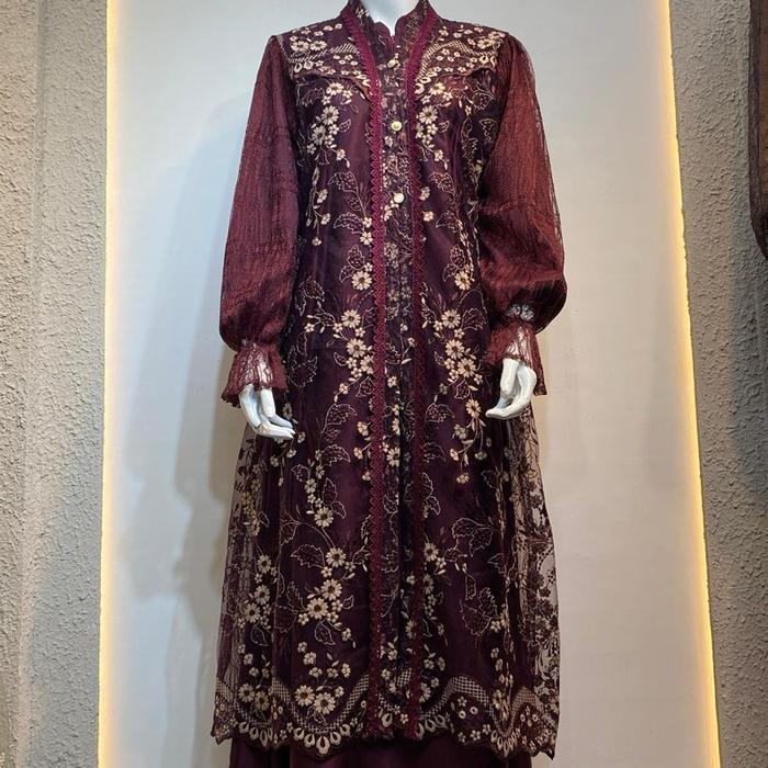 Arzella Gamis Bahan Roberto Cavali Mix Tille